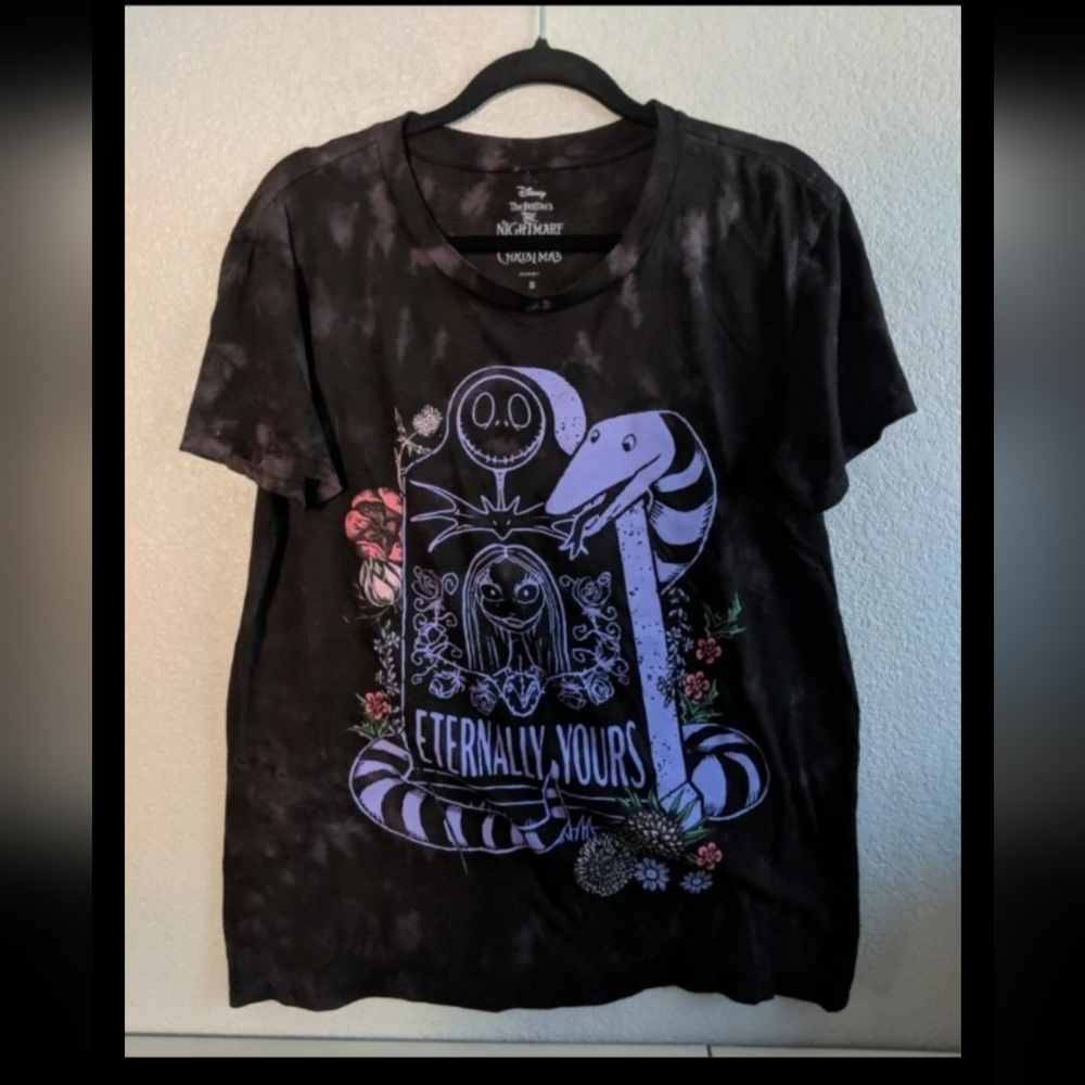 Disney Halloween Nightmare Before Christmas Oversized Tshirt Park Day